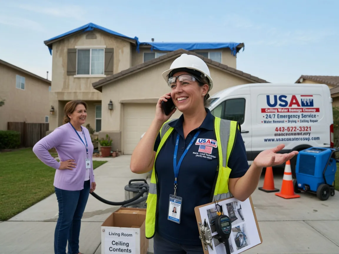 Ceiling Water Damage Restoration Houston, OH FAQs